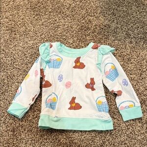 Kids Bunny Print Sweatshirt